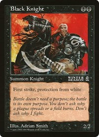 Black Knight (Oversized) [Oversize Cards] | Black Swamp Games