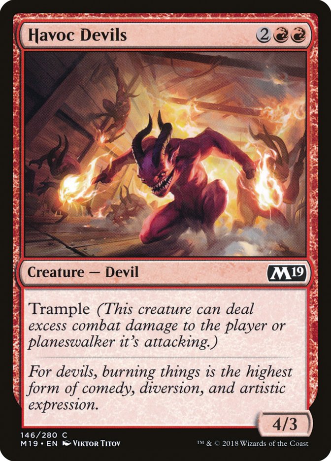 Havoc Devils [Core Set 2019] | Black Swamp Games