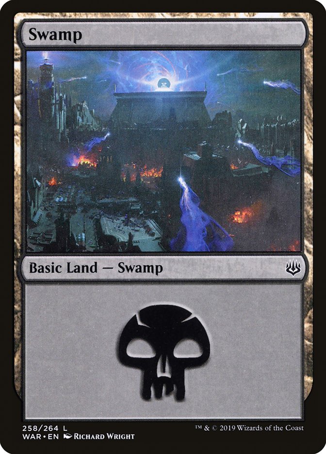 Swamp (258) [War of the Spark] | Black Swamp Games