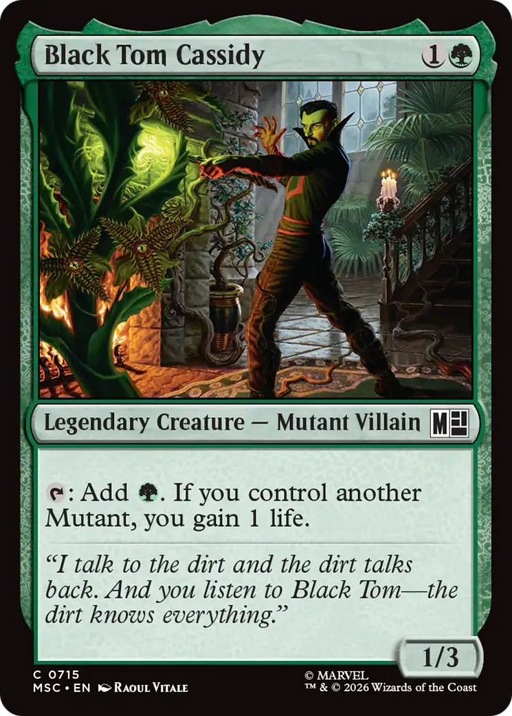 Black Tom Cassidy [Marvel Super Heroes Commander] | Black Swamp Games