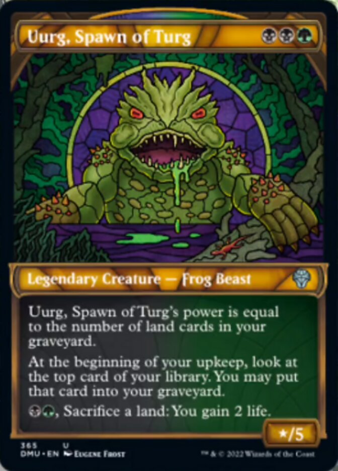 Uurg, Spawn of Turg (Showcase Textured) [Dominaria United] | Black Swamp Games