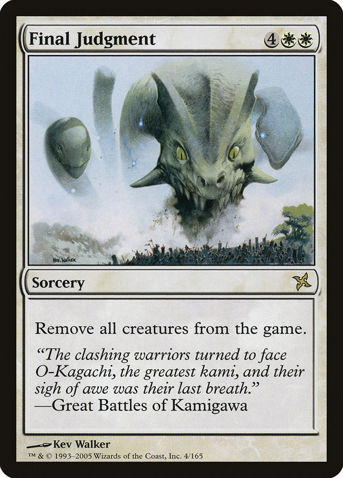 Final Judgment [Betrayers of Kamigawa] | Black Swamp Games