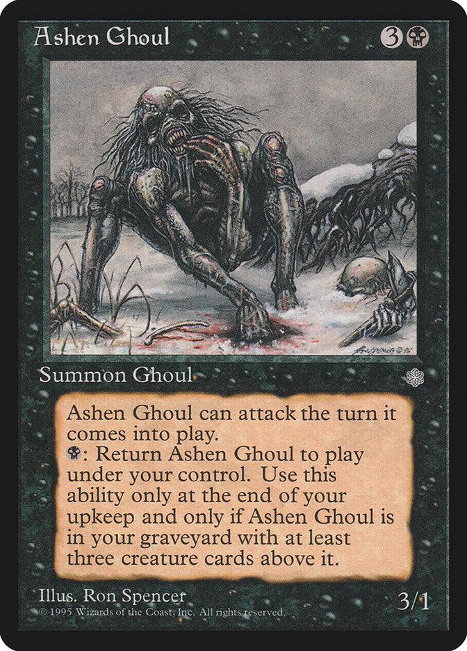 Ashen Ghoul [Ice Age] | Black Swamp Games
