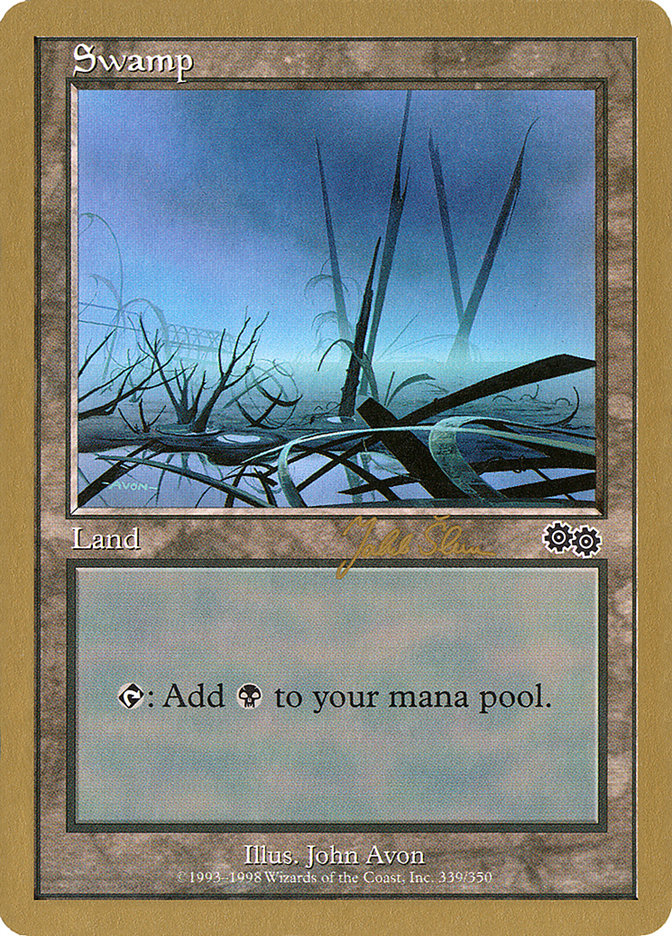 Swamp (js339) (Jakub Slemr) [World Championship Decks 1999] | Black Swamp Games