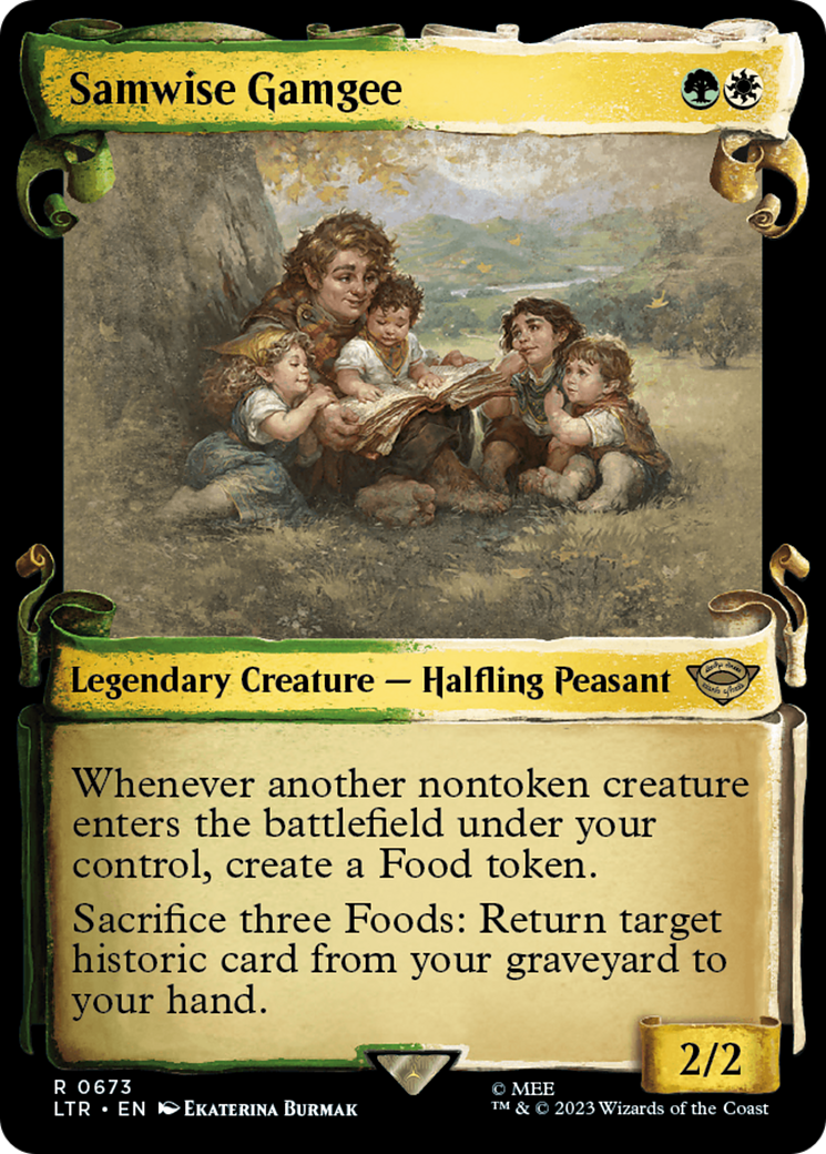 Samwise Gamgee [The Lord of the Rings: Tales of Middle-Earth Showcase Scrolls] | Black Swamp Games