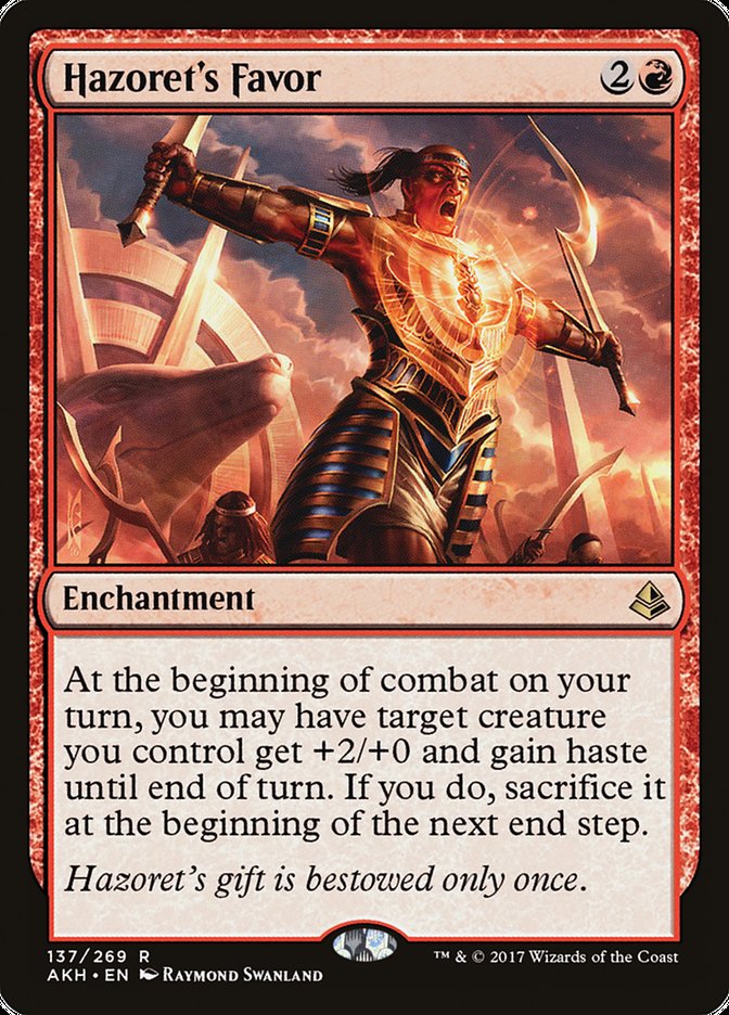 Hazoret's Favor [Amonkhet] | Black Swamp Games