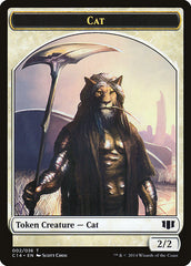 Angel // Cat Double-Sided Token [Commander 2014 Tokens] | Black Swamp Games