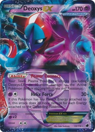 Deoxys EX (53/116) (Jumbo Card) [Black & White: Plasma Freeze] | Black Swamp Games