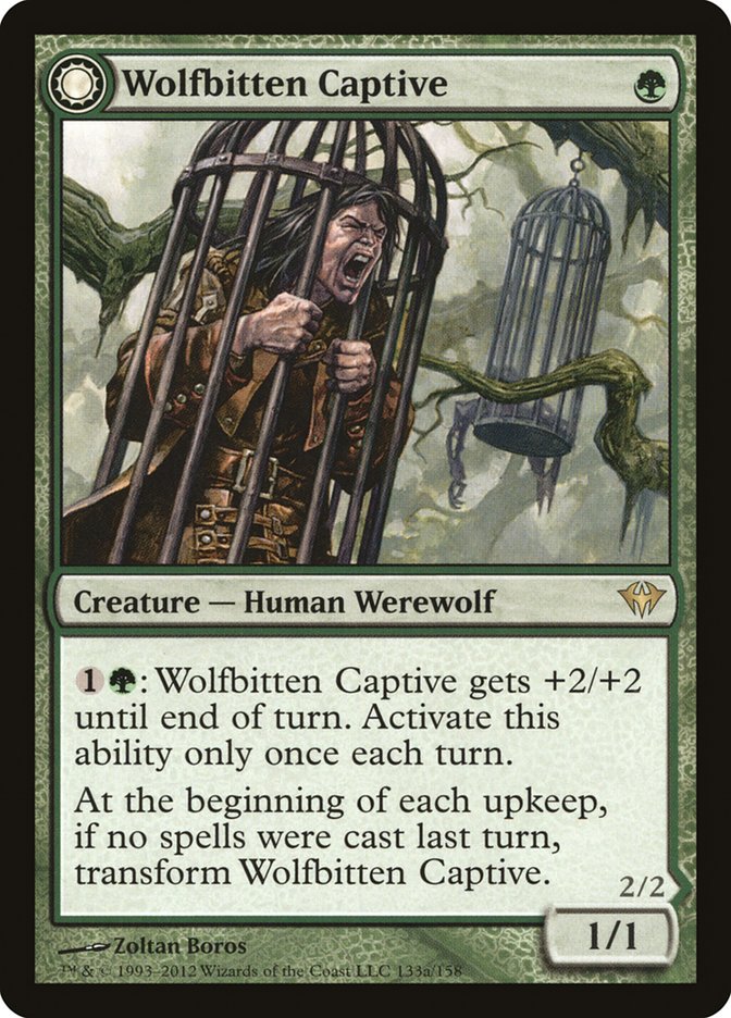 Wolfbitten Captive // Krallenhorde Killer [Dark Ascension] | Black Swamp Games