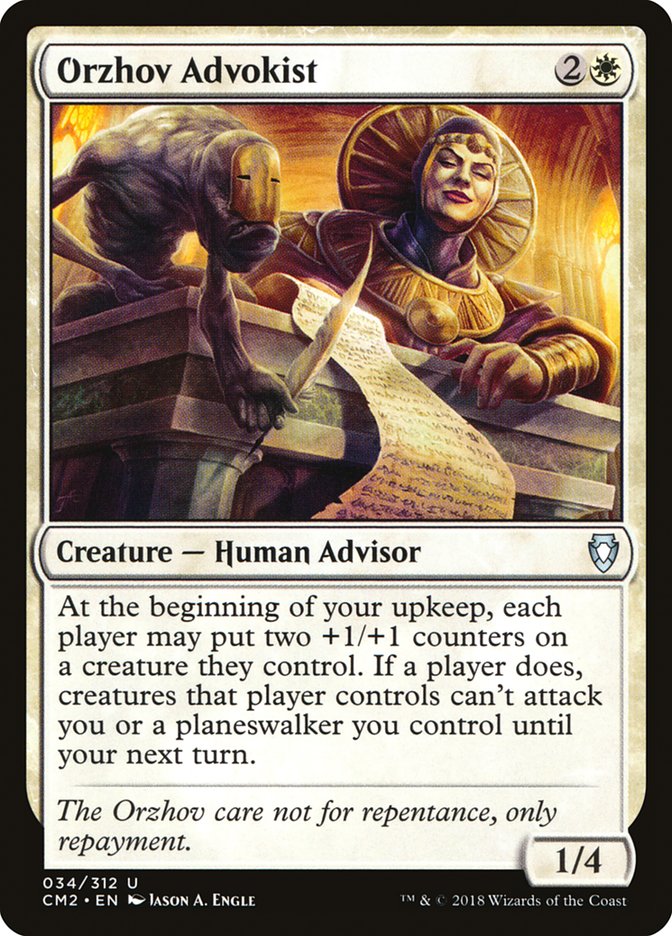 Orzhov Advokist [Commander Anthology Volume II] | Black Swamp Games