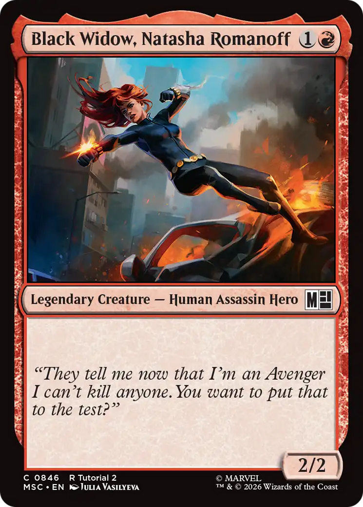 Black Widow, Natasha Romanoff [Marvel Super Heroes Commander] | Black Swamp Games