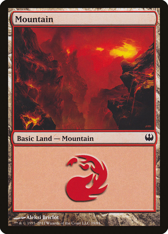 Mountain (79) [Duel Decks: Knights vs. Dragons] | Black Swamp Games