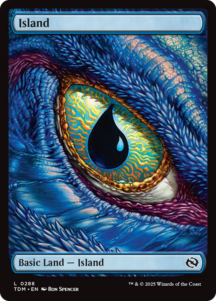 Island (0288) [Tarkir: Dragonstorm] | Black Swamp Games