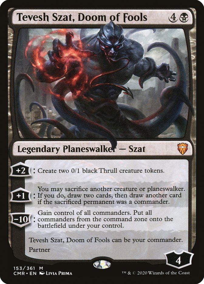Tevesh Szat, Doom of Fools [Commander Legends] | Black Swamp Games
