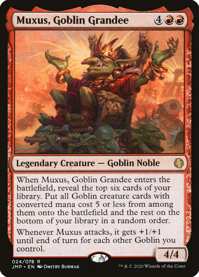 Muxus, Goblin Grandee [Jumpstart] | Black Swamp Games