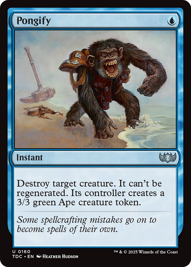 Pongify [Tarkir: Dragonstorm Commander] | Black Swamp Games
