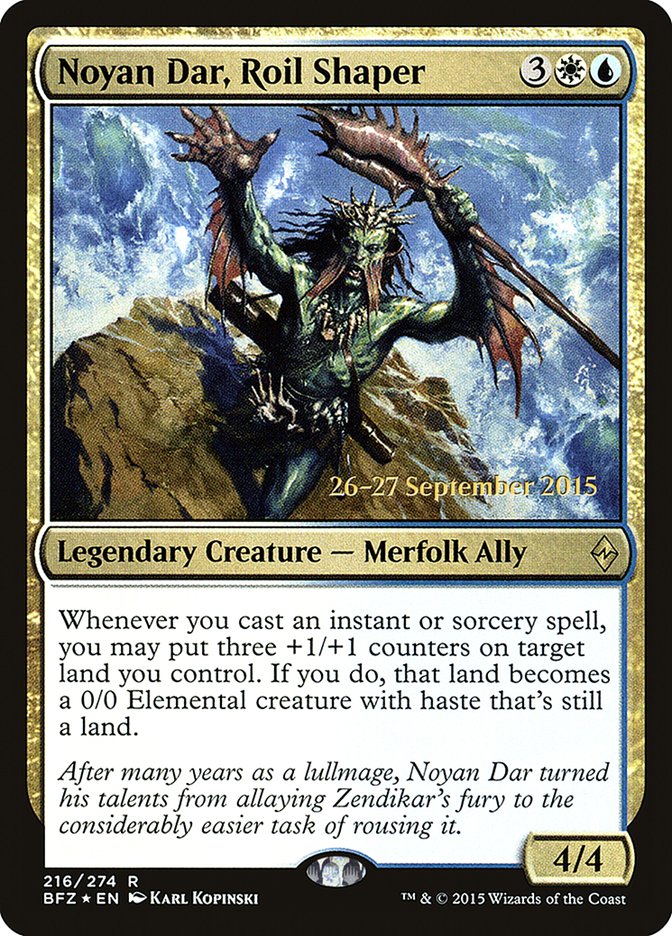 Noyan Dar, Roil Shaper [Battle for Zendikar Prerelease Promos] | Black Swamp Games