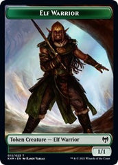 Elf Warrior // Servo Double-Sided Token [Kaldheim Commander Tokens] | Black Swamp Games