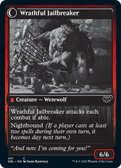 Weary Prisoner // Wrathful Jailbreaker [Innistrad: Double Feature] | Black Swamp Games