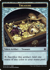 Vampire // Treasure Double-Sided Token [Friday Night Magic 2017] | Black Swamp Games