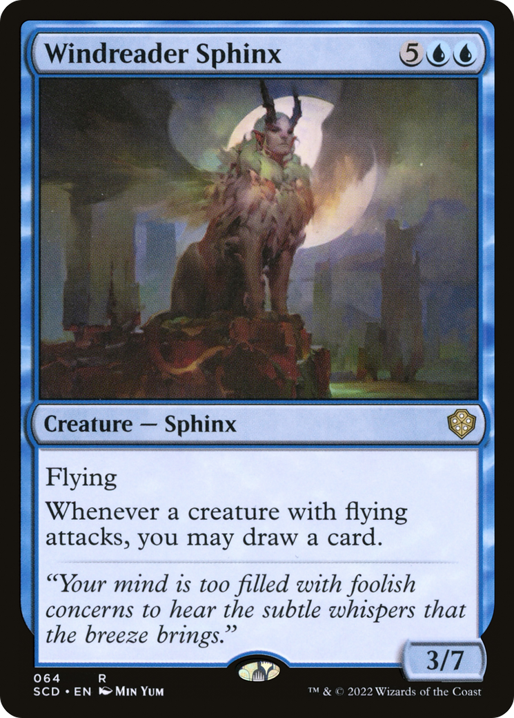Windreader Sphinx [Starter Commander Decks] | Black Swamp Games