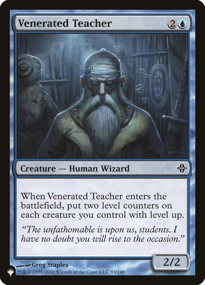 Venerated Teacher [The List] | Black Swamp Games