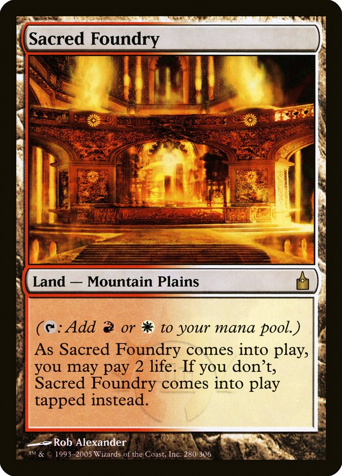 Sacred Foundry [Ravnica: City of Guilds] | Black Swamp Games
