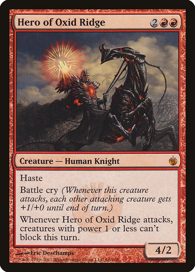 Hero of Oxid Ridge [Mirrodin Besieged] | Black Swamp Games