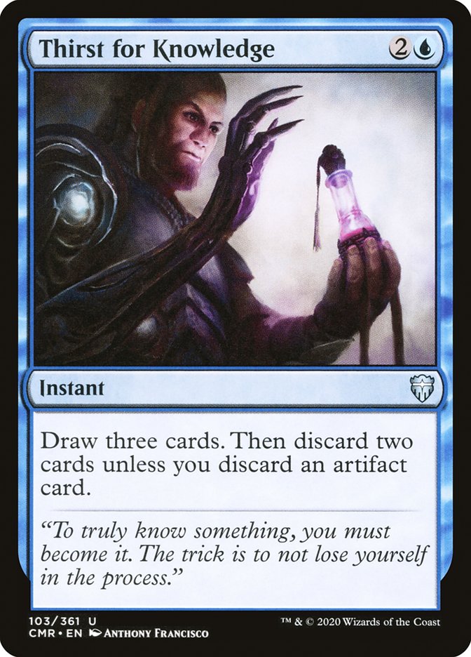 Thirst for Knowledge [Commander Legends] | Black Swamp Games
