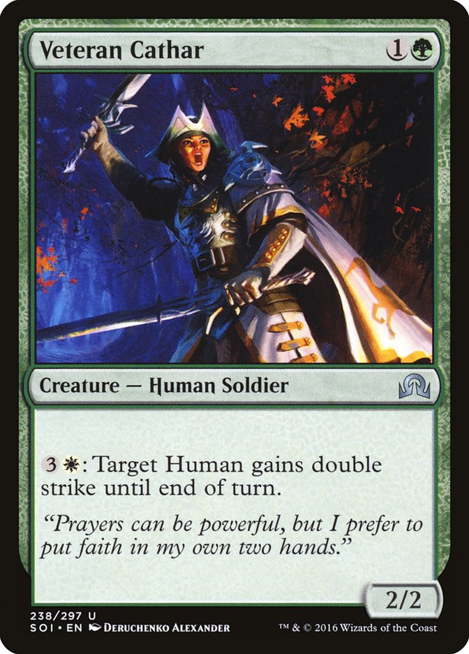 Veteran Cathar [Shadows over Innistrad] | Black Swamp Games
