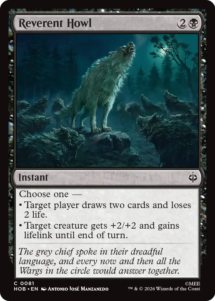 Reverent Howl [The Hobbit] | Black Swamp Games