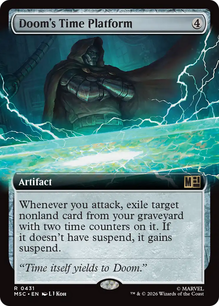 Doom's Time Platform (Extended Art) [Marvel Super Heroes Commander] | Black Swamp Games