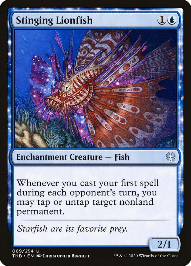 Stinging Lionfish [Theros Beyond Death] | Black Swamp Games