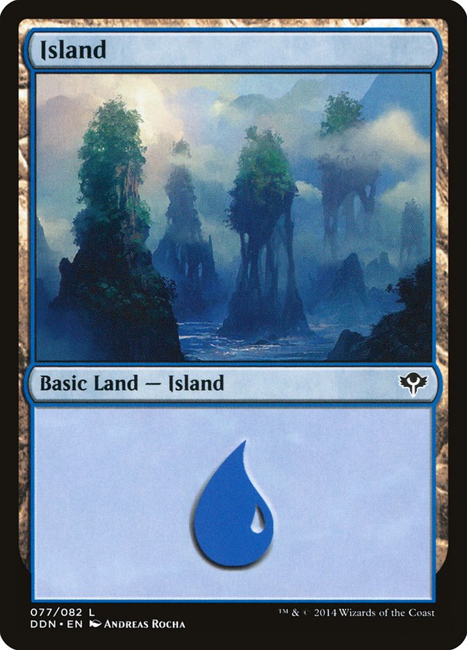 Island (77) [Duel Decks: Speed vs. Cunning] | Black Swamp Games
