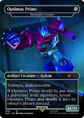 Darksteel Colossus - Optimus Prime (Borderless) [Secret Lair Drop Series] | Black Swamp Games