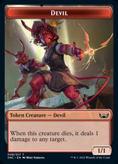 Devil // Copy Double-Sided Token [Streets of New Capenna Tokens] | Black Swamp Games