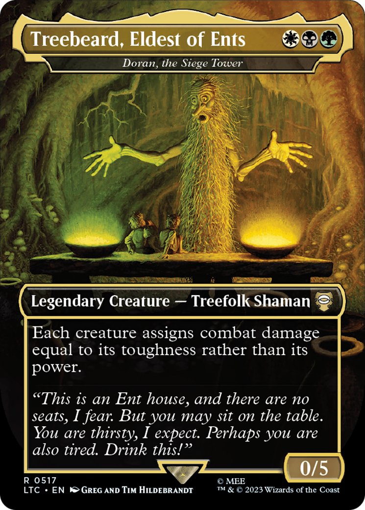 Treebeard, Eldest of Ents - Doran, the Siege Tower (Borderless) [The Lord of the Rings: Tales of Middle-Earth Commander] | Black Swamp Games