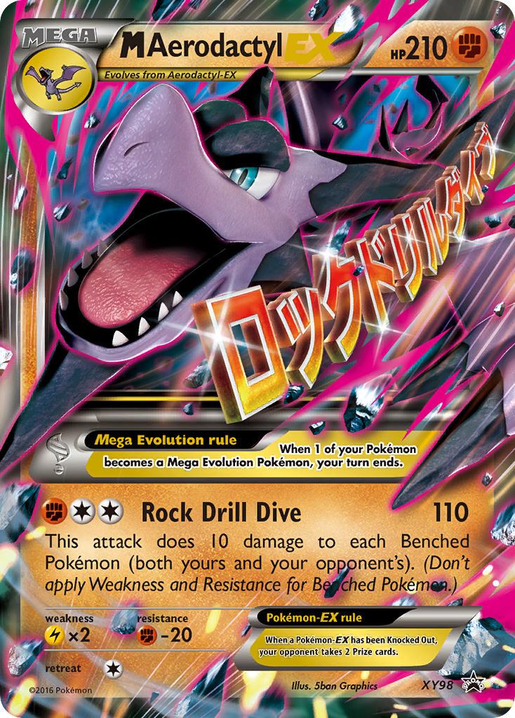 M Aerodactyl EX (XY98) [XY: Black Star Promos] | Black Swamp Games