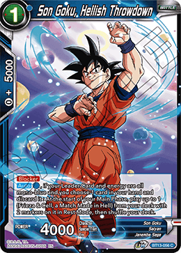 Son Goku, Hellish Throwdown (Common) (BT13-056) [Supreme Rivalry] | Black Swamp Games