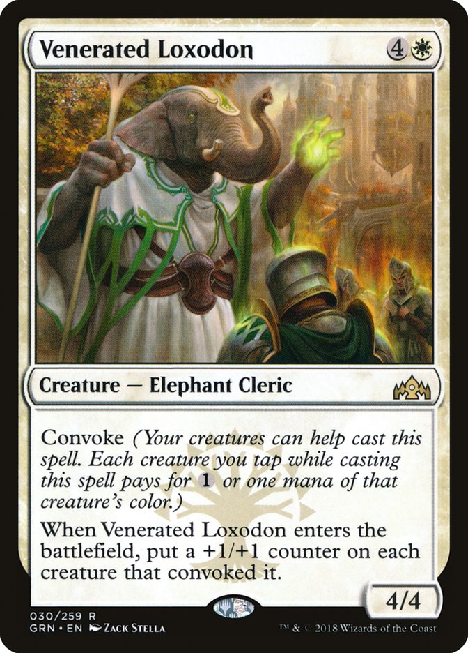 Venerated Loxodon [Guilds of Ravnica] | Black Swamp Games