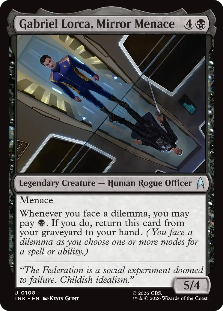 Gabriel Lorca, Mirror Menace [Star Trek] | Black Swamp Games