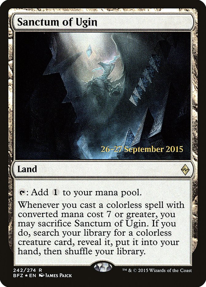 Sanctum of Ugin [Battle for Zendikar Prerelease Promos] | Black Swamp Games