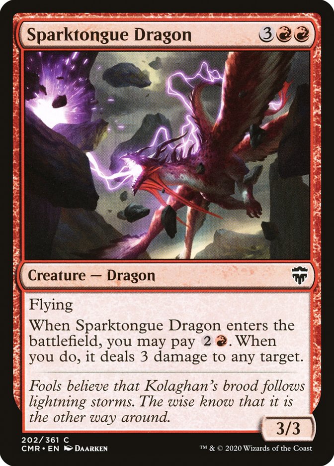 Sparktongue Dragon [Commander Legends] | Black Swamp Games