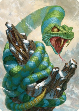 Ohran Frostfang Art Card [Commander Masters Art Series] | Black Swamp Games