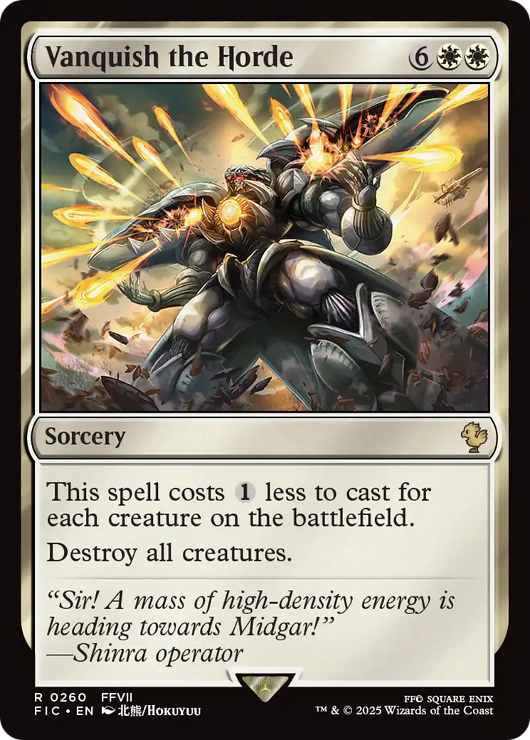 Vanquish the Horde [FINAL FANTASY Commander] | Black Swamp Games
