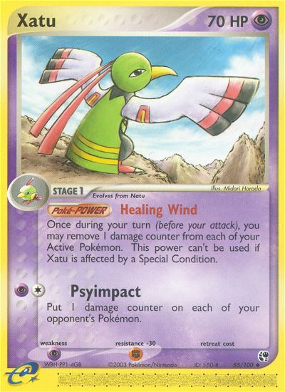 Xatu (55/100) [EX: Sandstorm] | Black Swamp Games