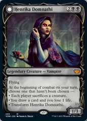 Henrika Domnathi // Henrika, Infernal Seer (Showcase Fang Frame) [Innistrad: Crimson Vow] | Black Swamp Games