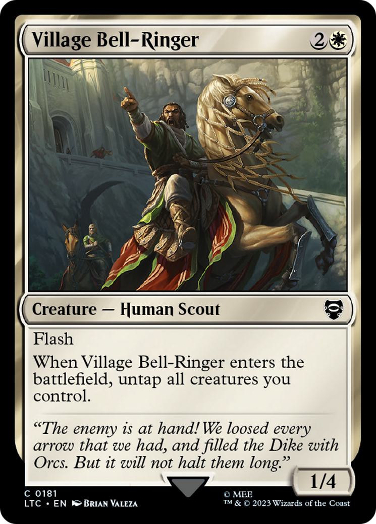 Village Bell-Ringer [The Lord of the Rings: Tales of Middle-Earth Commander] | Black Swamp Games