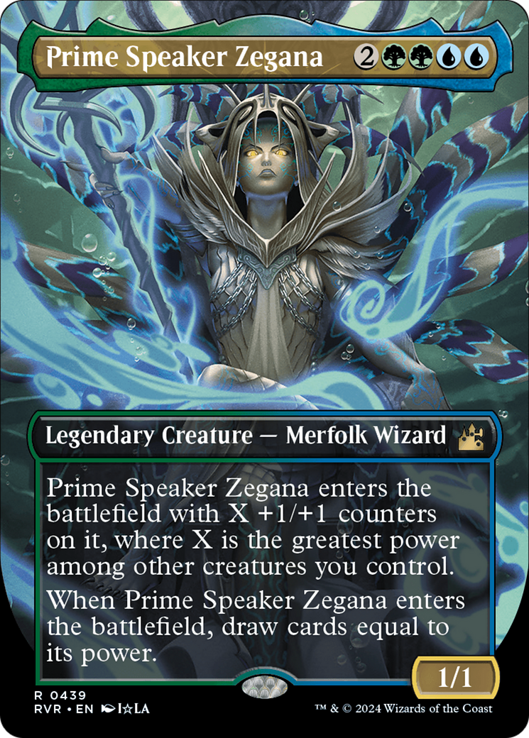 Prime Speaker Zegana (Anime Borderless) [Ravnica Remastered] | Black Swamp Games