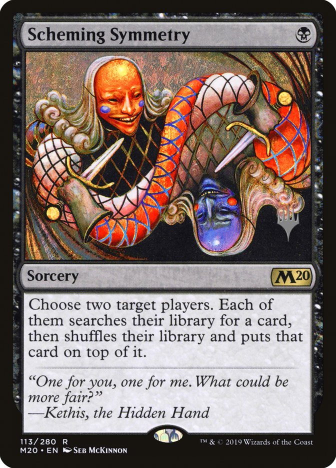 Scheming Symmetry (Promo Pack) [Core Set 2020 Promos] | Black Swamp Games